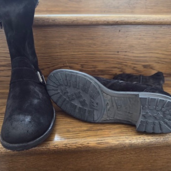 Paul Green Adison Boots Black Suede au 6 / us 8.5 NWOT - Picture 12 of 15